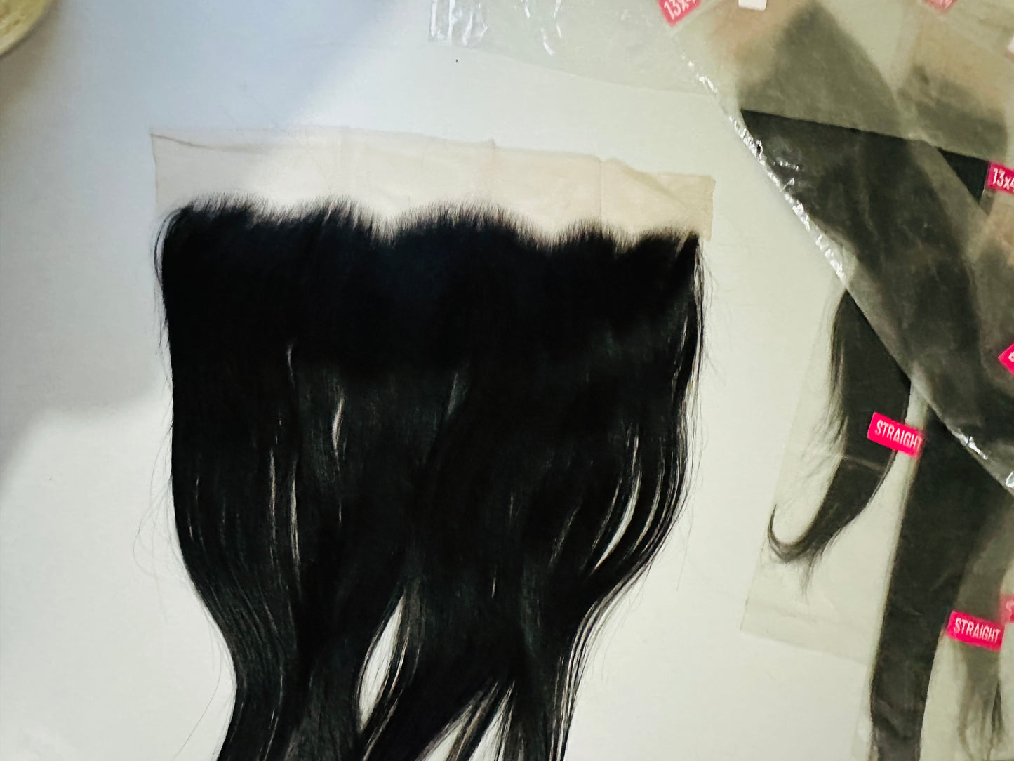 13*4 transparent lace closure